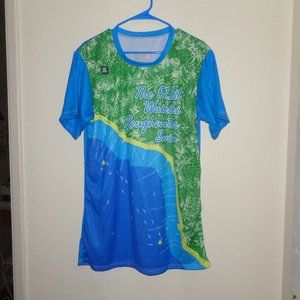 Men's Swim Beach Hawaiian Designer Top - L